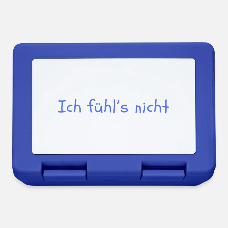 I don't feel it - Lunchbox - royal blue