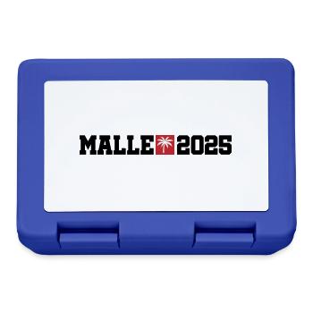 Malle 2025 - Brotdose - Royalblau - Vorne
