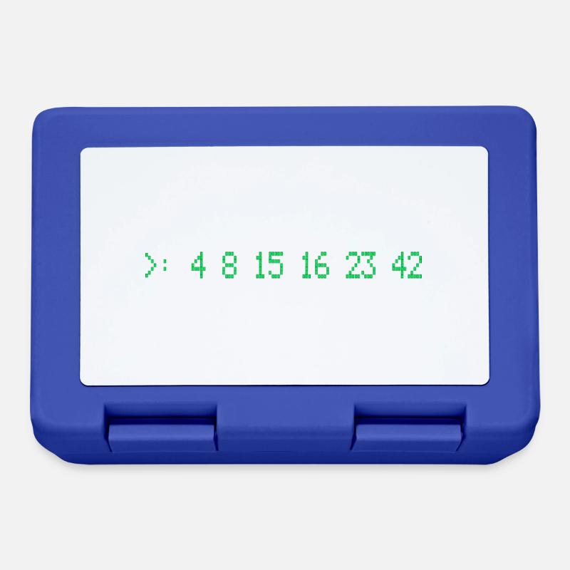 Lost Numbers - Boîte à goûter - bleu royal
