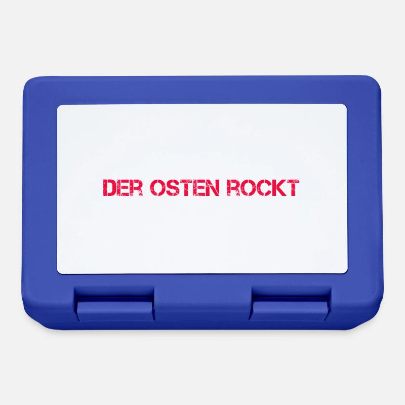 Der Osten rockt design - Brotdose - Royalblau