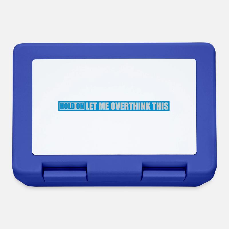 Let me overthink this - Brotdose - Royalblau