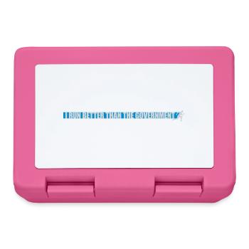 run better than government - Lunchbox - pink - Front