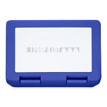 I poop a lot - Lunchbox - royal blue - Front