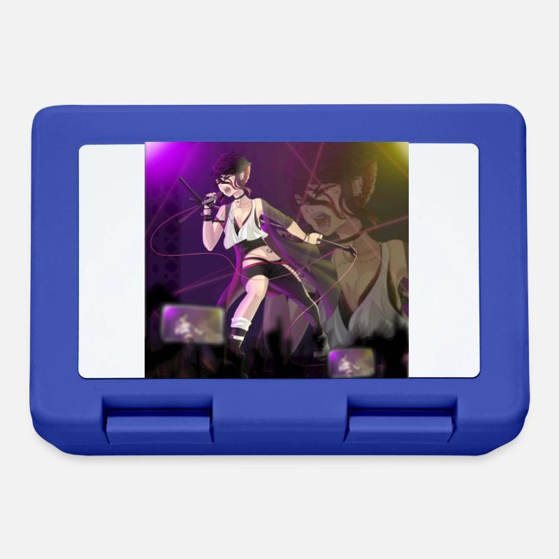 Ruby with background - Lunchbox - royal blue