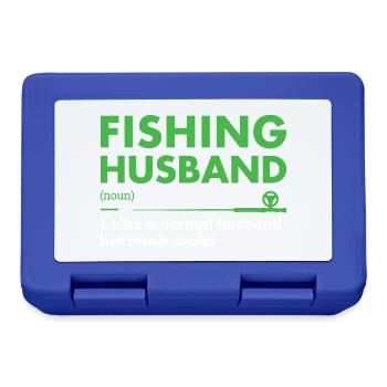 Fisher Husband Definition Fishing - Brotdose - Royalblau - Vorne