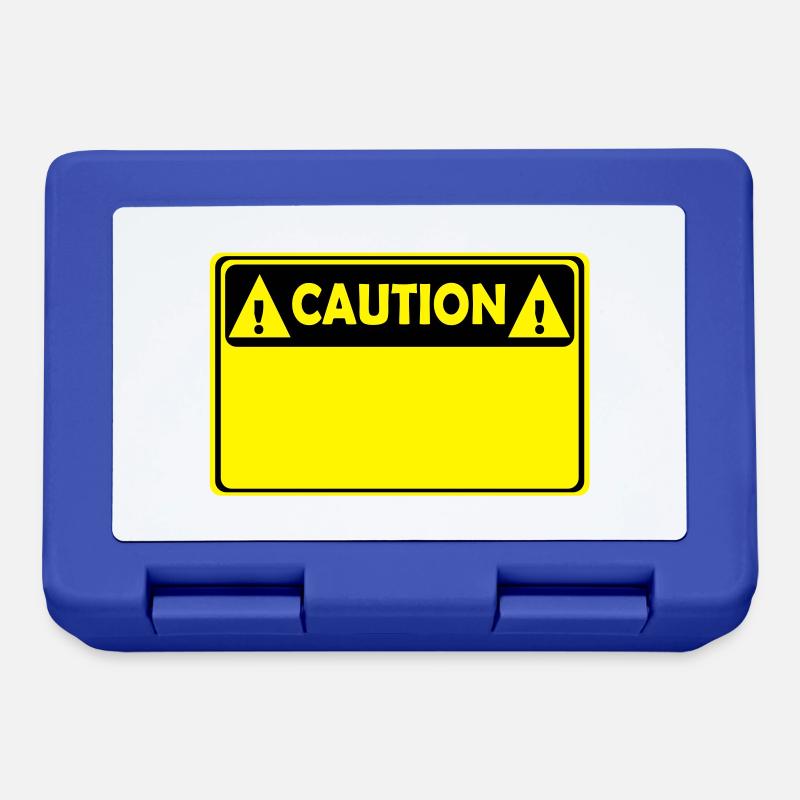 CAUTION - Brotdose - Royalblau