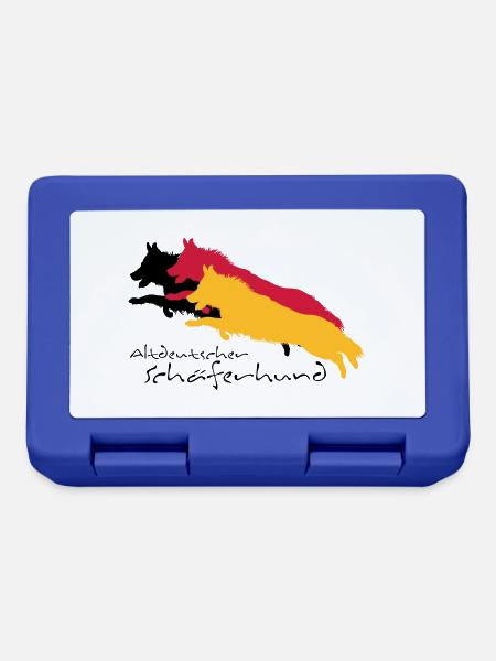 altdeutscher schäferhund - Brotdose - Royalblau