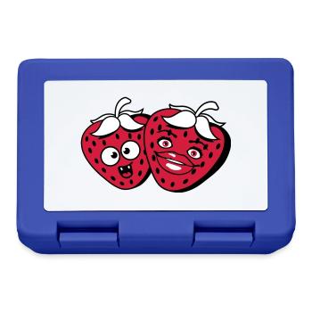équipe couple paerchen amour amour femme femme ma - Boîte à goûter - bleu royal - Devant