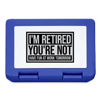 have fun at work - Lunchbox - royal blue - Front