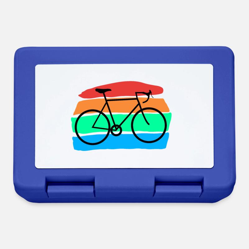 Bicyclette - Boîte à goûter - bleu royal