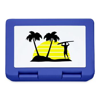 surfing - Brotdose - Royalblau - Vorne