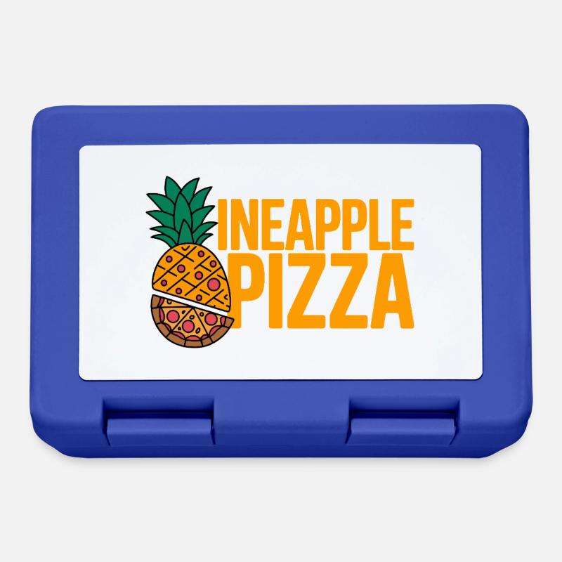 Pineapple Pizza - Lunchbox - royal blue