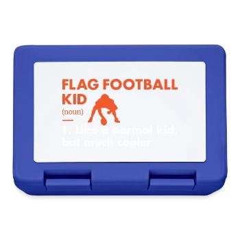 Sport Kid Définition Flag Football - Boîte à goûter - bleu royal - Devant