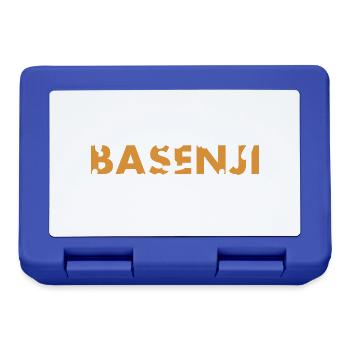 Dog If I Can't Take My Basenji I'm Not Going - Lunchbox - royal blue - Front