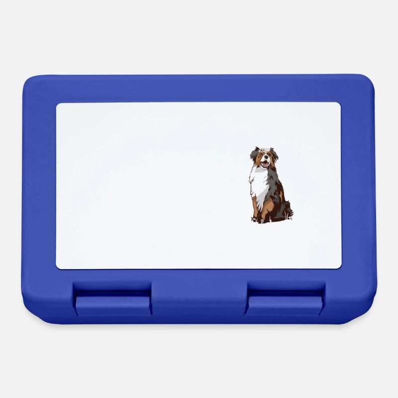 Évolution du chien Aussie - Boîte à goûter - bleu royal