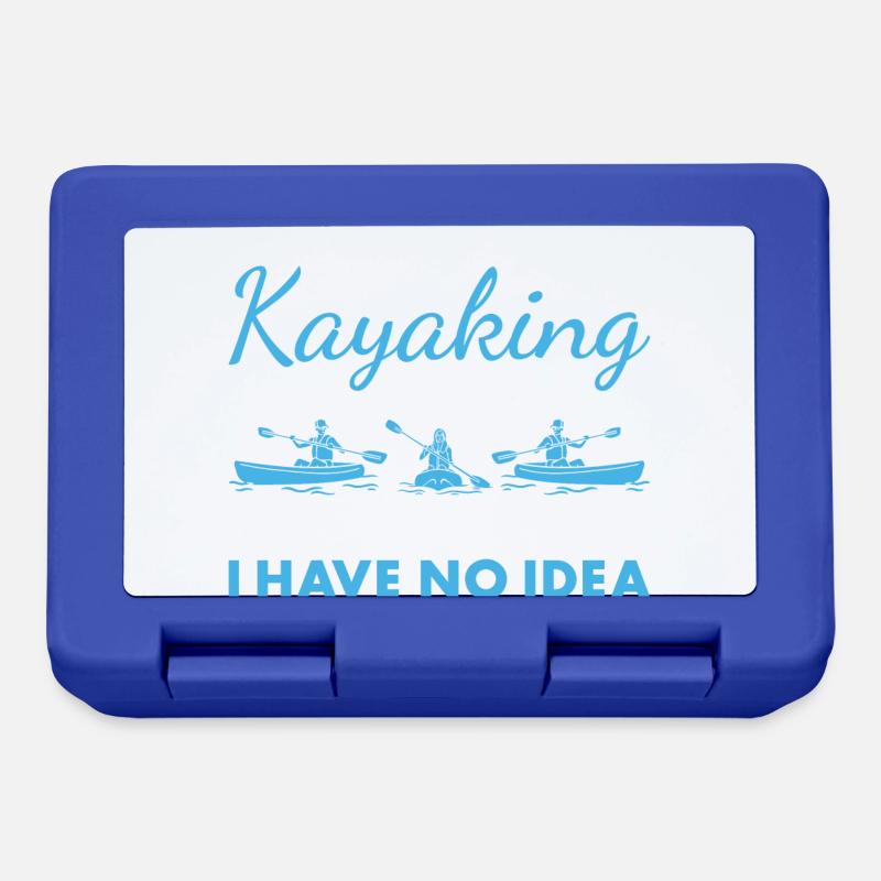 Kayaker A Day Without Kayaking - Brotdose - Royalblau