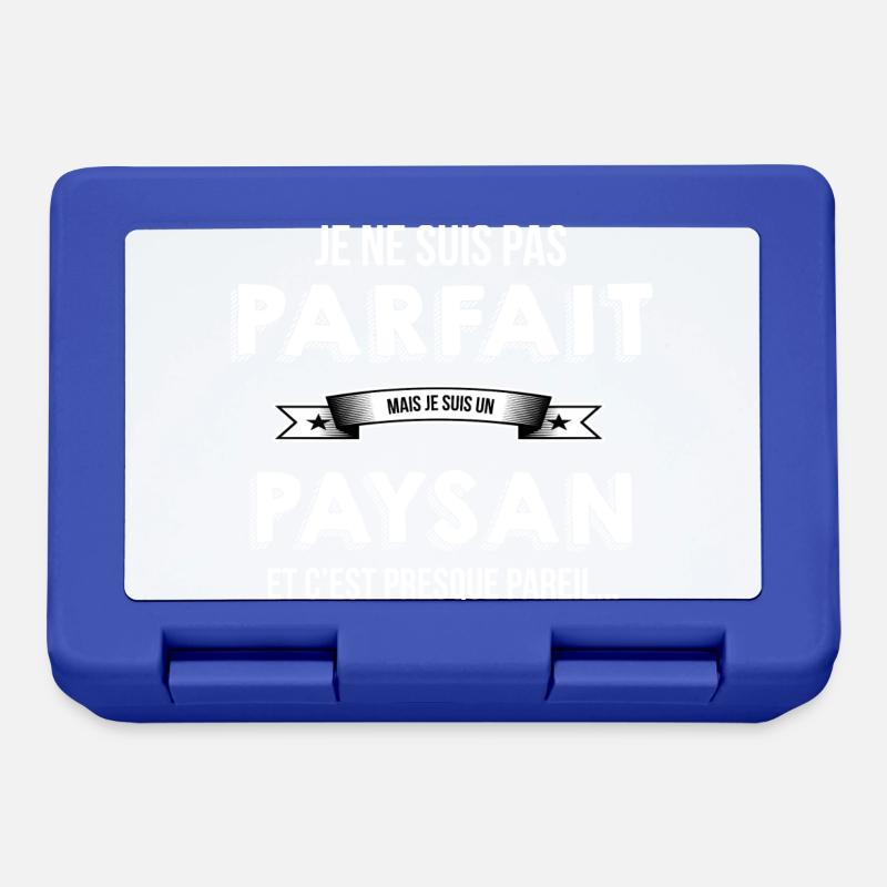 Paysan - Boîte à goûter - bleu royal