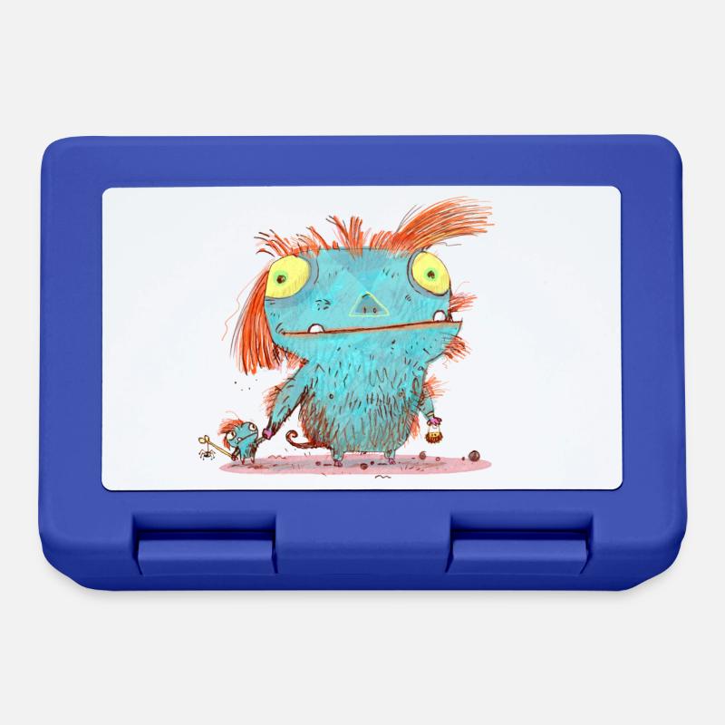 Monster Mamma - Brotdose - Royalblau