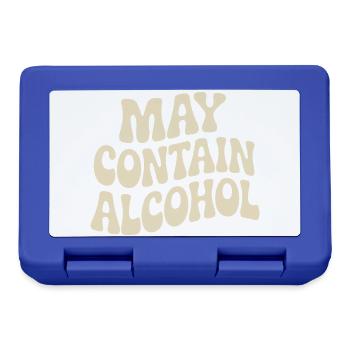 May Contain Alcohol Alkohol Mallorca Saufen JGA - Lunchbox - royal blue - Front