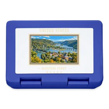 Vereinigte Staaten Harpers Ferry Vintage Marke - Brotdose - Royalblau - Vorne