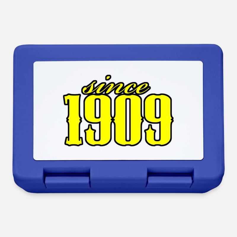 since 1909 (yellow) - Brotdose - Royalblau
