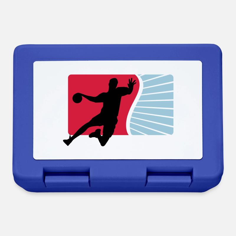 handball - Brotdose - Royalblau