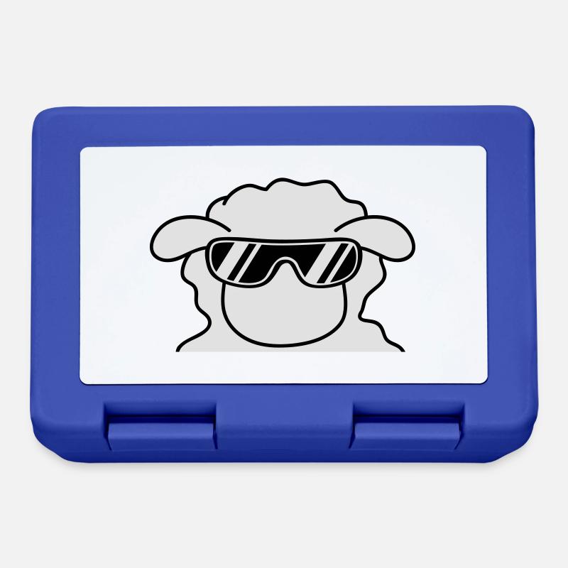 Cool Sheep Head - Boîte à goûter - bleu royal