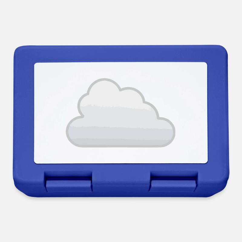 Cloud Cloud Sky Gift Idea - Lunchbox - royal blue