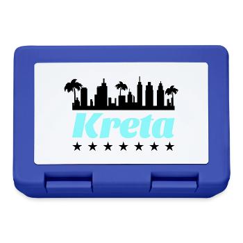 kreta - Brotdose - Royalblau - Vorne