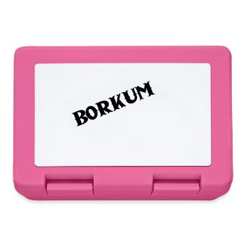 borkum insel - Brotdose - Pink - Vorne