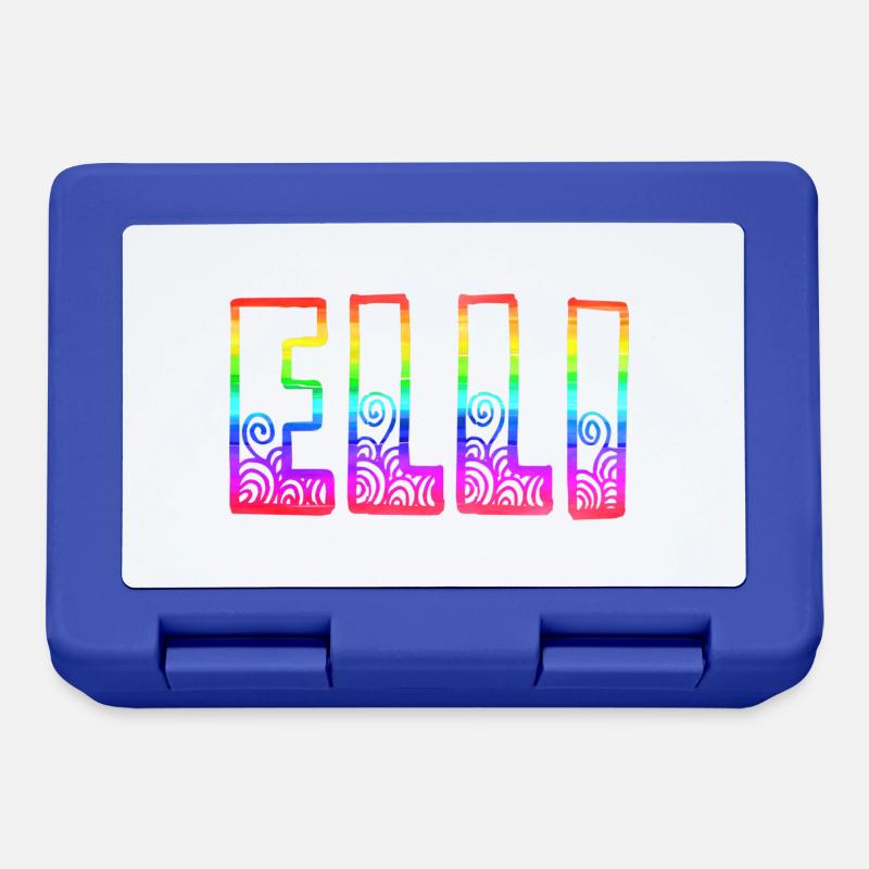 elli rs regenbogen - Brotdose - Royalblau
