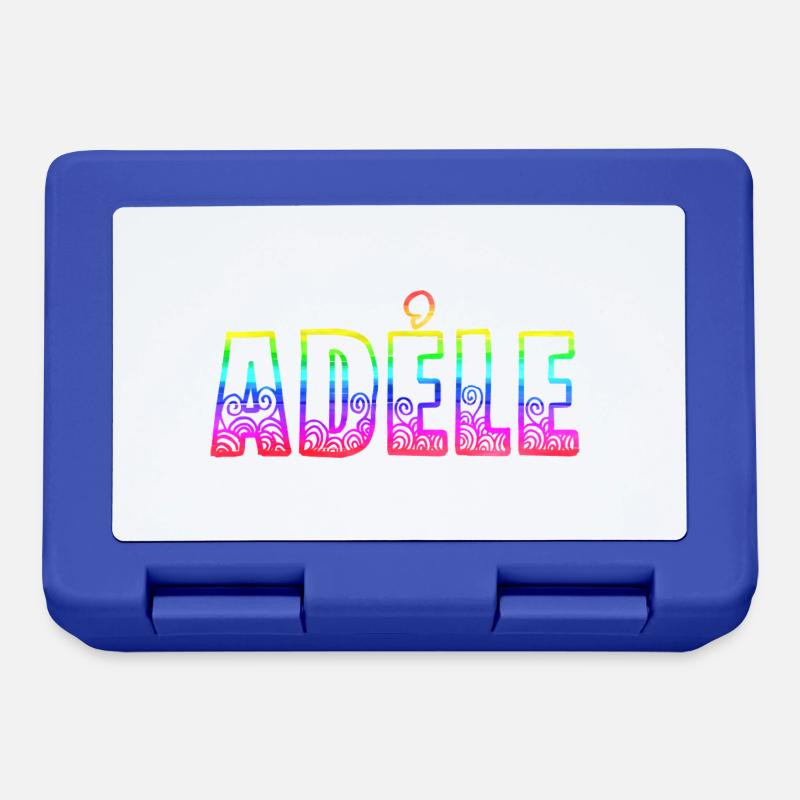 adéle rs regenbogen - Brotdose - Royalblau