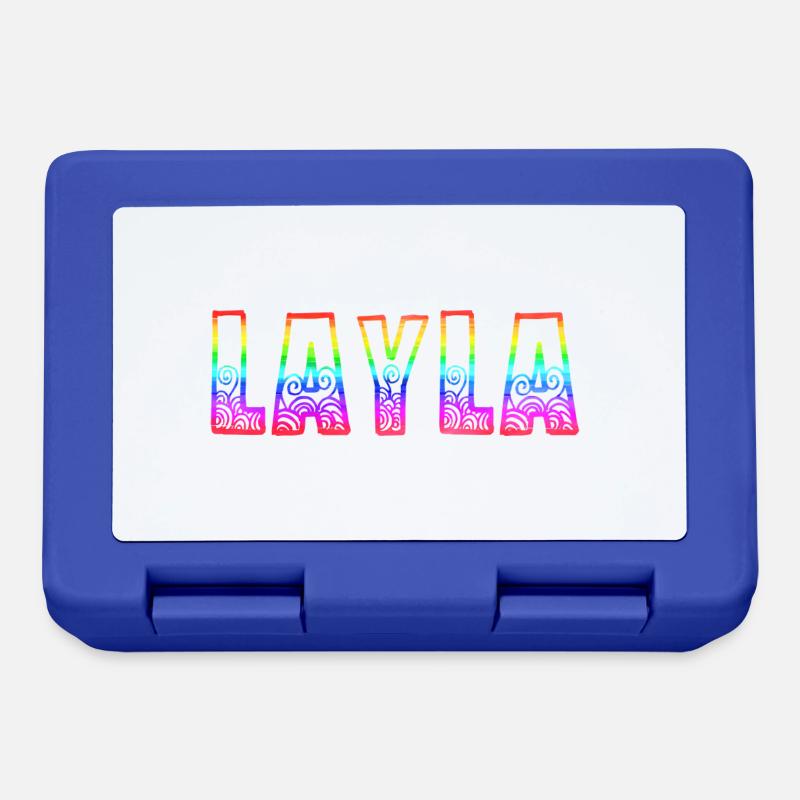 layla rs regenbogen - Brotdose - Royalblau