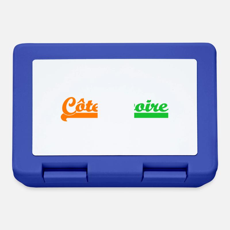 Cote D'Ivoire - Lunchbox - royal blue