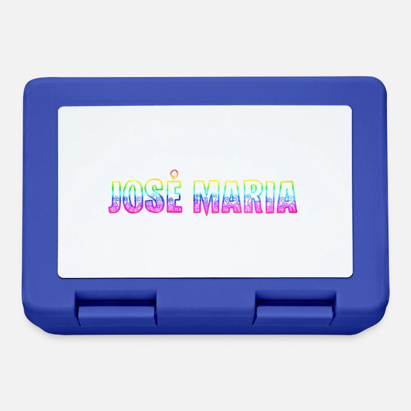 josé maria rs regenbogen - Brotdose - Royalblau