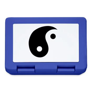 Yin et Yang - Boîte à goûter - bleu royal - Devant