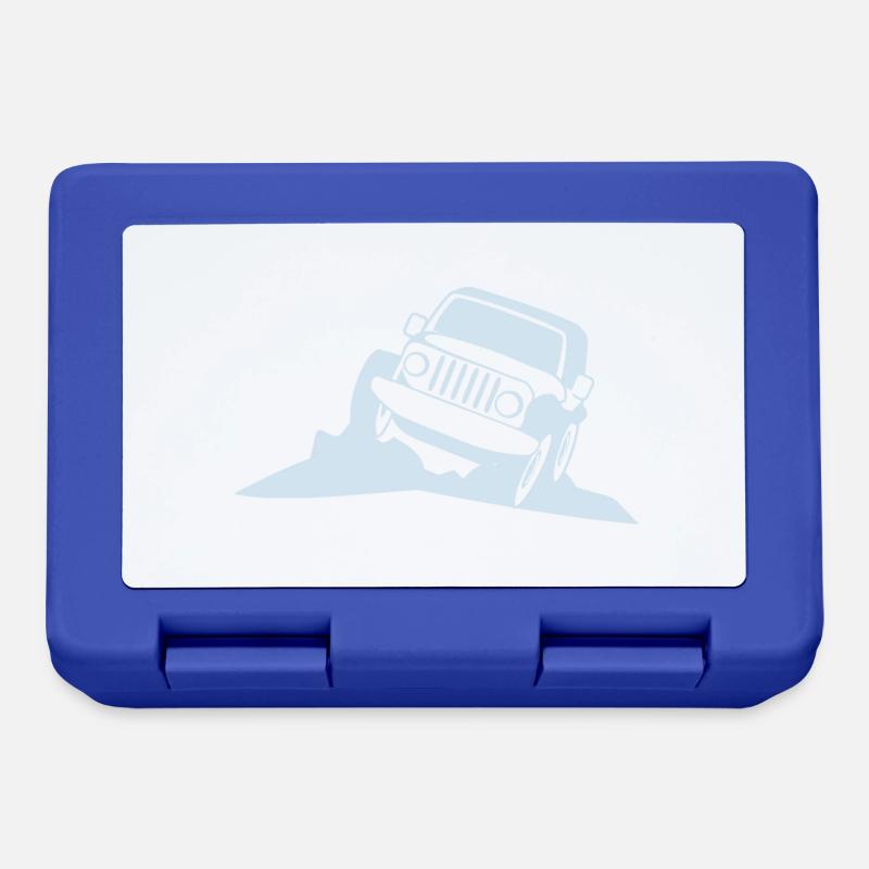 No road No problem SUV gift - Lunchbox - royal blue