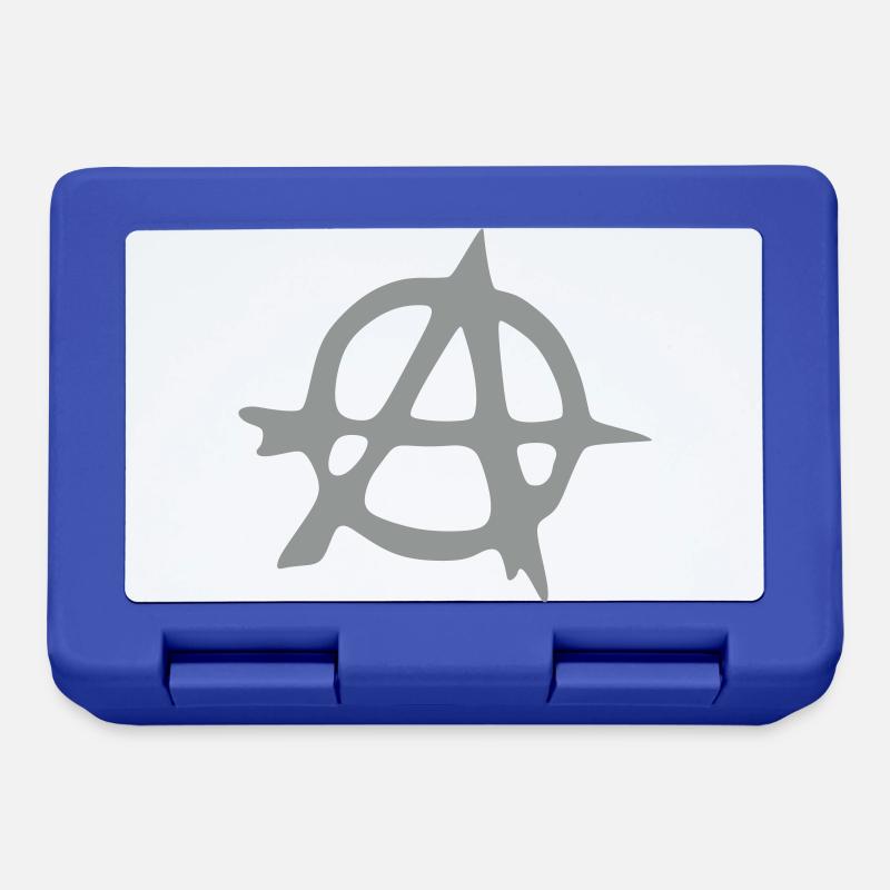 anarchie - Boîte à goûter - bleu royal