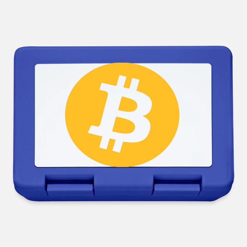 bitcoin - Brotdose - Royalblau