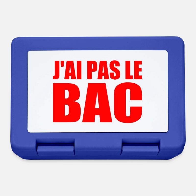 jai pas le bac - Boîte à goûter - bleu royal