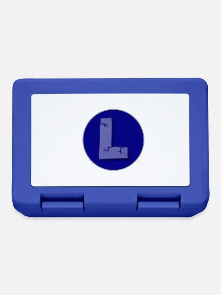 L-T-Shirt - Brotdose - Royalblau