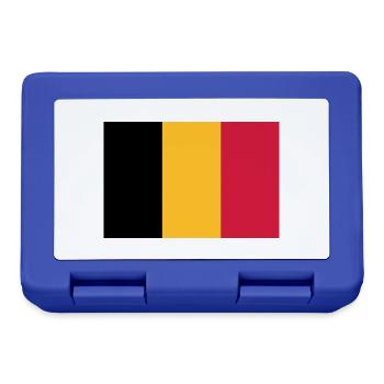Drapeau Belge - Belgische vlag - Boîte à goûter - bleu royal - Devant