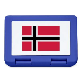 drapeau_norvege - Boîte à goûter - bleu royal - Devant
