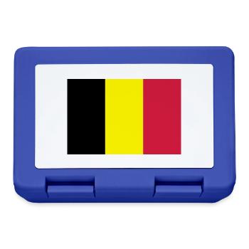 drapeau_belgique - Boîte à goûter - bleu royal - Devant