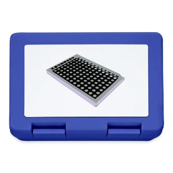 96 Well Plate / 96 Loch Platte - Brotdose - Royalblau - Vorne