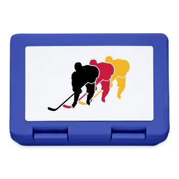 Eishockey - Brotdose - Royalblau - Vorne