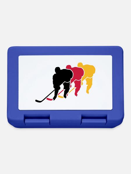 Eishockey - Brotdose - Royalblau