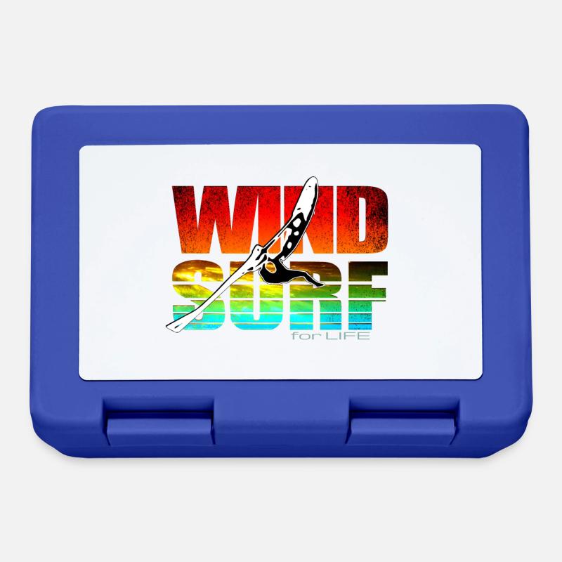 Windsurf for life - Boîte à goûter - bleu royal