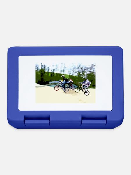 bmx - Brotdose - Royalblau