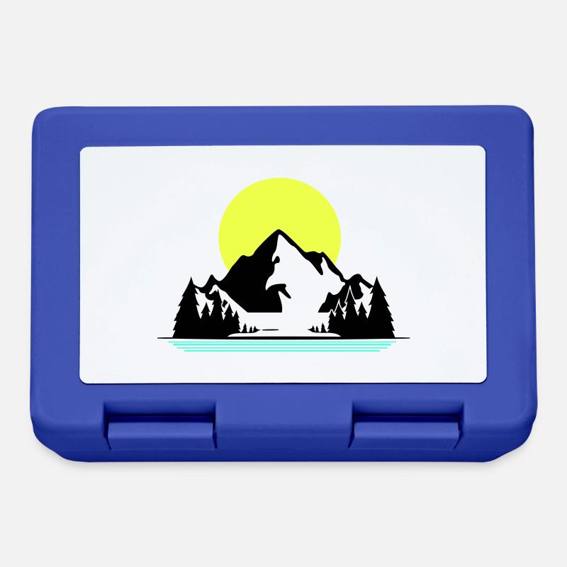 Mountains - Brotdose - Royalblau